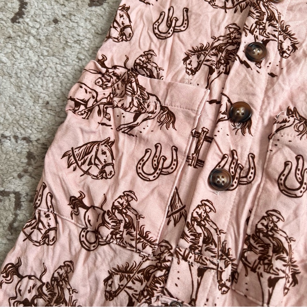 LITTLE WESTERN BABES | Rodeo Romper - Picture 4 of 8